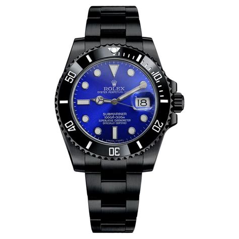 rolex ceramica blu nero|rolex submariner watch.